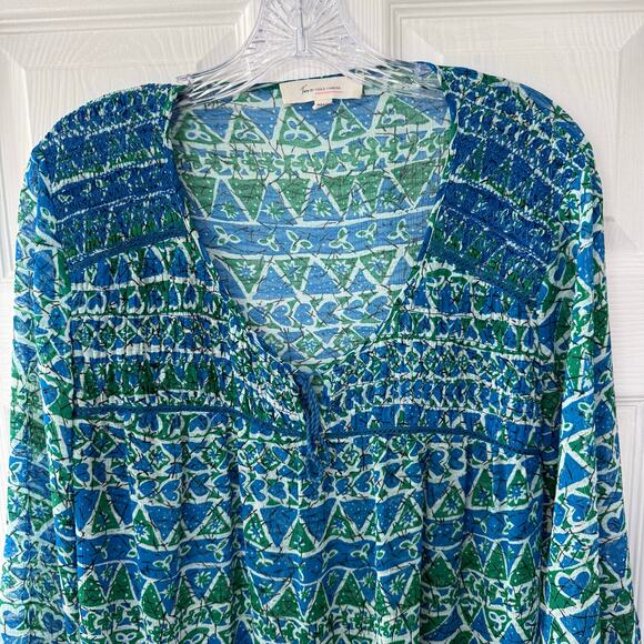 Two by Vince Camuto Women's Sheer Long Sleeve Top Size Large. - Picture 2 of 14